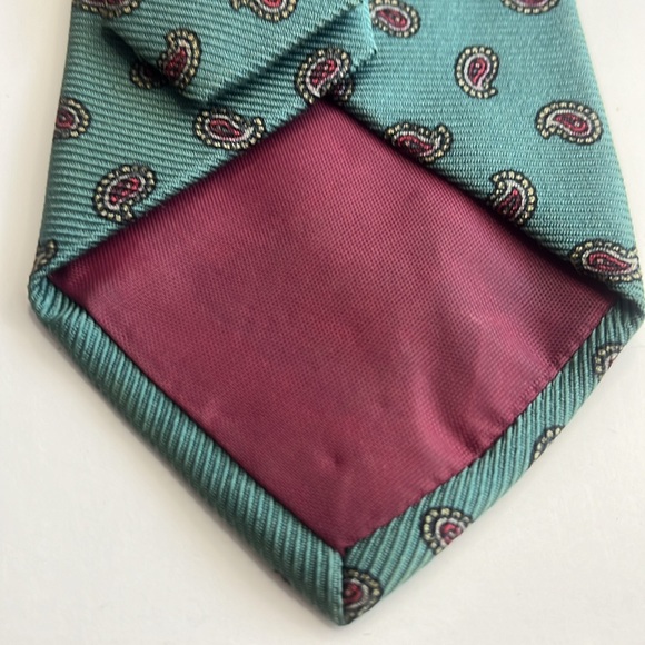 VINTAGE! Polo by Ralph Lauren Handmade Italian Silk Tie - Picture 6 of 6